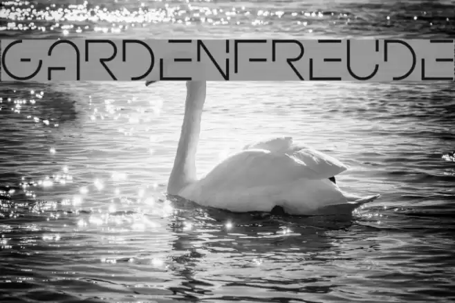 Gardenfreude Font examples