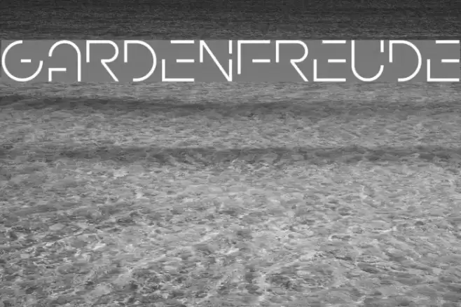 Gardenfreude Font examples