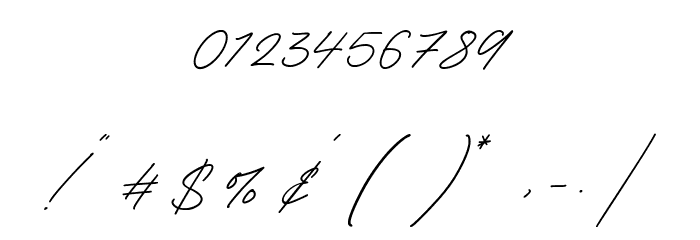 Gardenia Summer Font OTHER CHARS