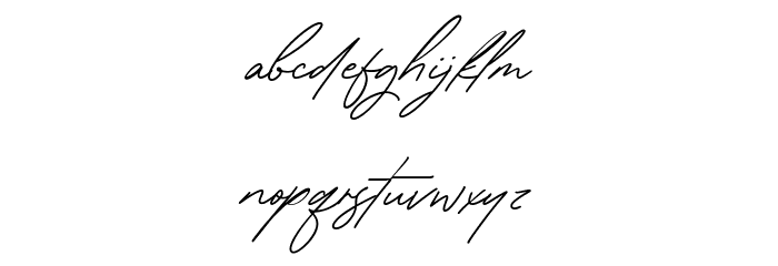 Gardenia Summer Font LOWERCASE
