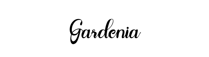 Gardenia  Fuentes Gratis Descargar