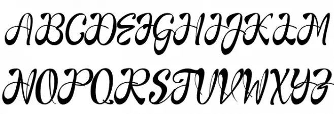 Gardenia Font Litere mari