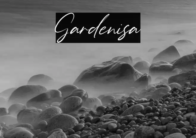Gardenisa Font examples