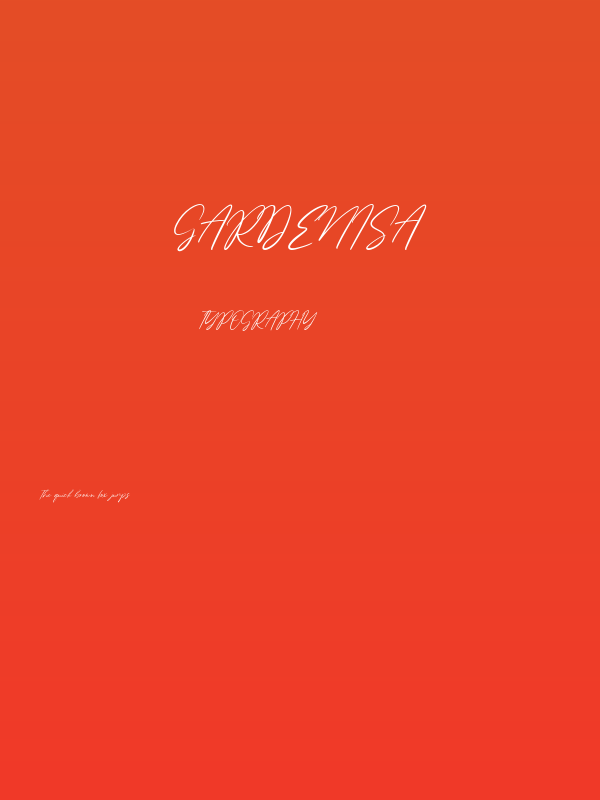 Gardenisa Poster