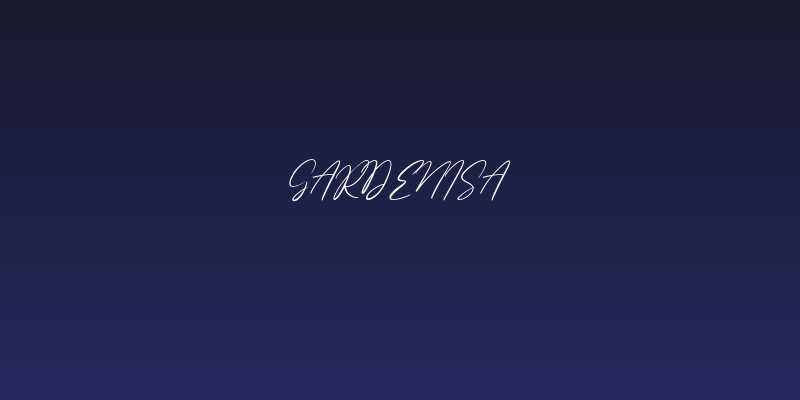 Gardenisa Social Header