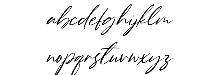 Gardenisa Font LOWERCASE
