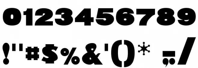 Gardenparty フォント その他の文字