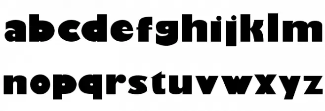 Gardenparty Caratteri MINUSCOLO