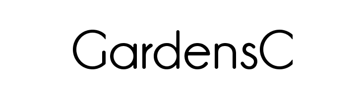 GardensC Font