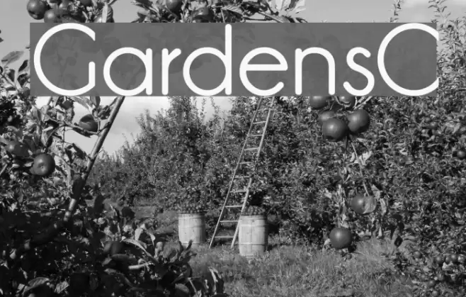 GardensC Font examples