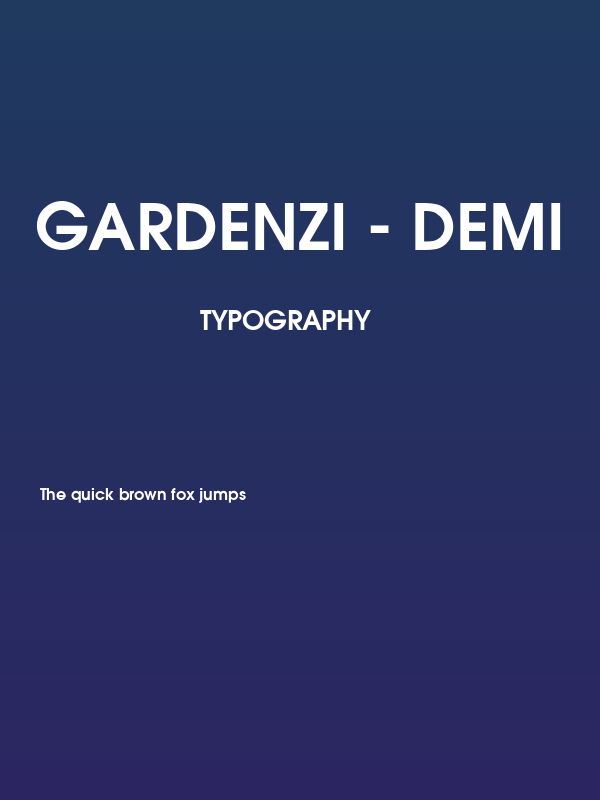 Gardenzi - Demi Poster