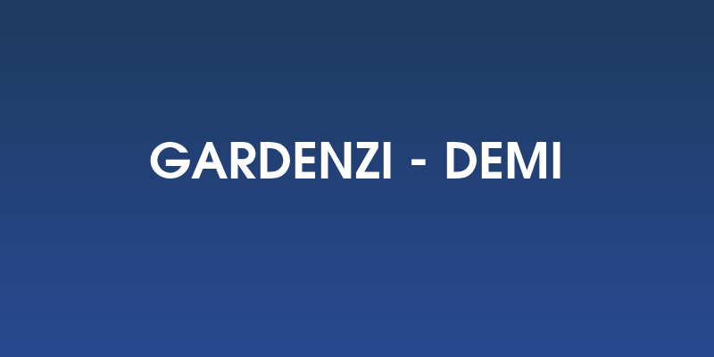 Gardenzi - Demi Social Header