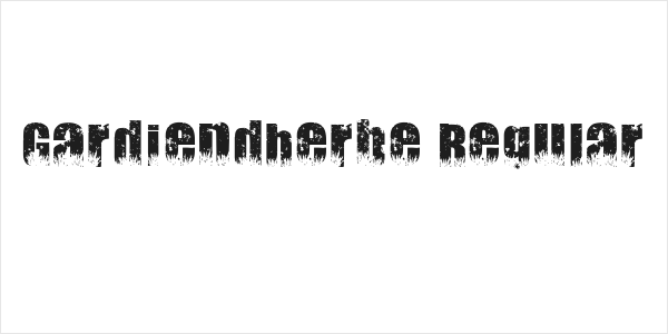 Gardiendherbe Regular Logo