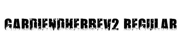 Gardiendherbev2 Regular  Frei Schriftart Herunterladen