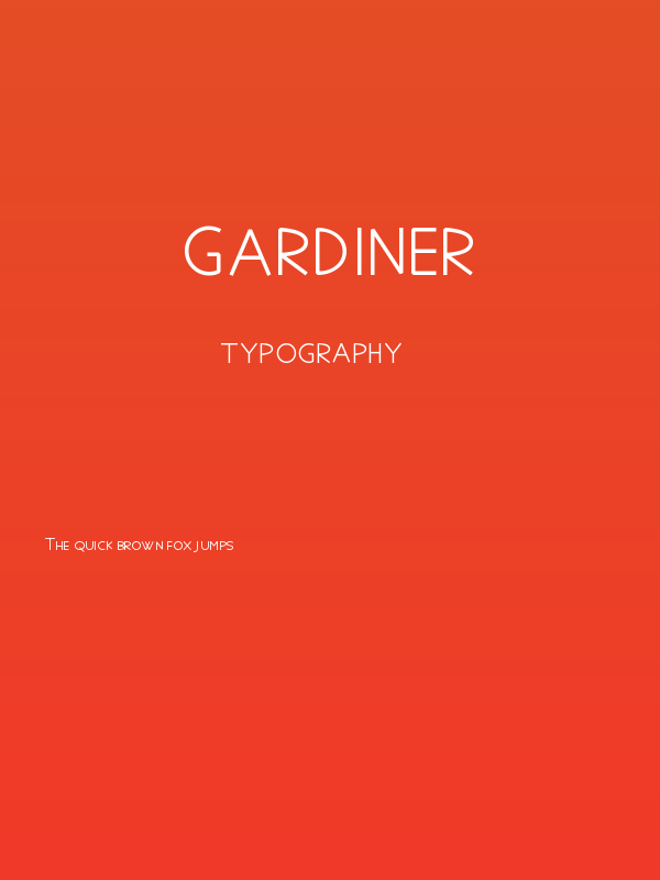 Gardiner Poster