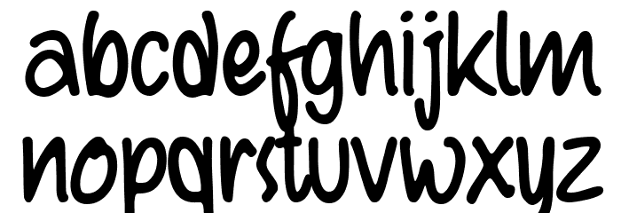 Gareh Regular Font LOWERCASE