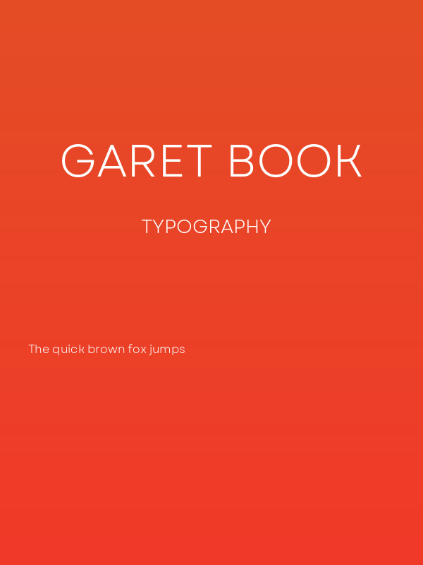 Garet Book Poster