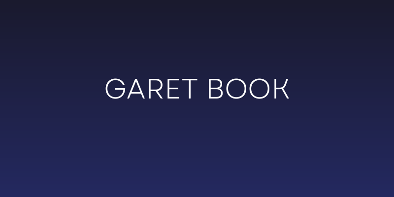 Garet Book Social Header