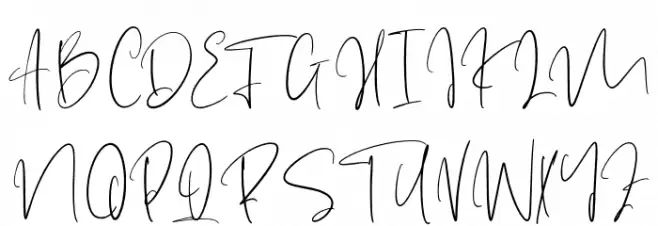 GarethBayu-Regular Schriftart Groß