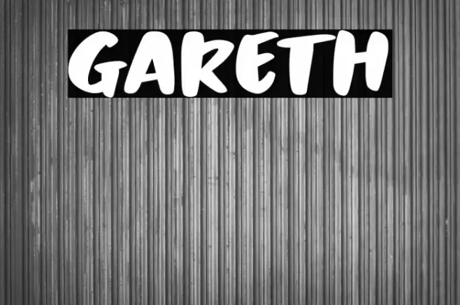 Gareth Font examples