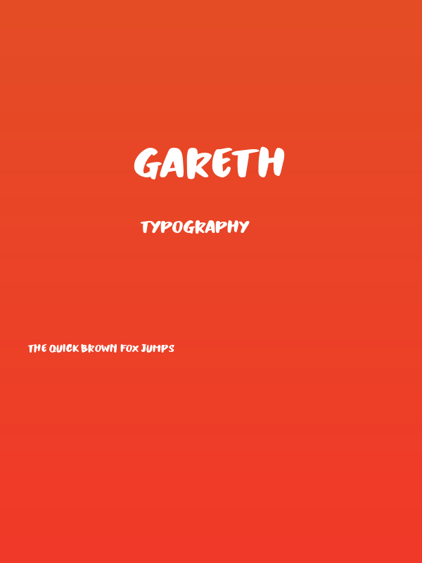 Gareth Poster