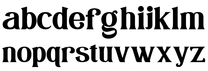 Garetha Personal Use Font LOWERCASE
