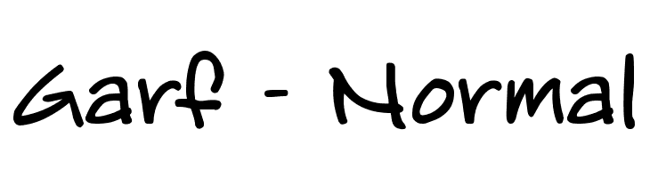 Garf - Normal Font