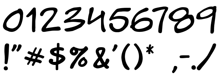 Garf - Normal Font OTHER CHARS
