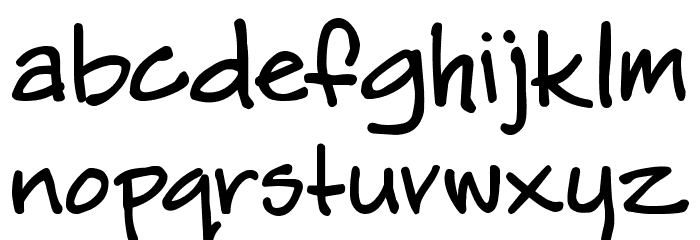 Garf - Normal Font LOWERCASE