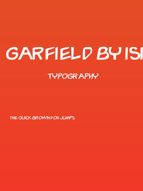 Garfield By ISIS Poster