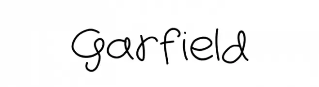 Garfield  baixar fontes gratis