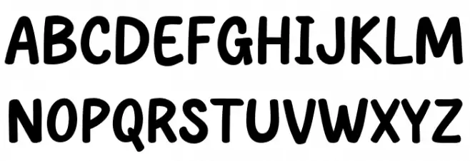 Garfiey Font Litere mari