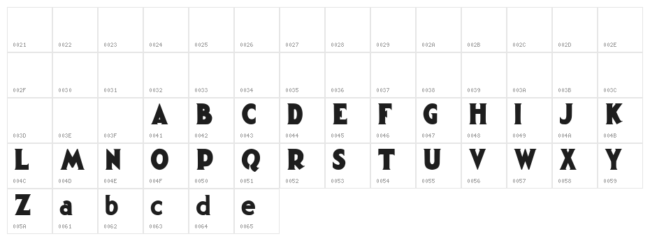 Gargantua Demo Character Map