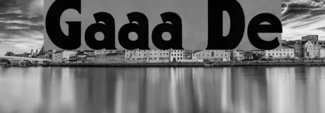 Gargantua Demo Font examples