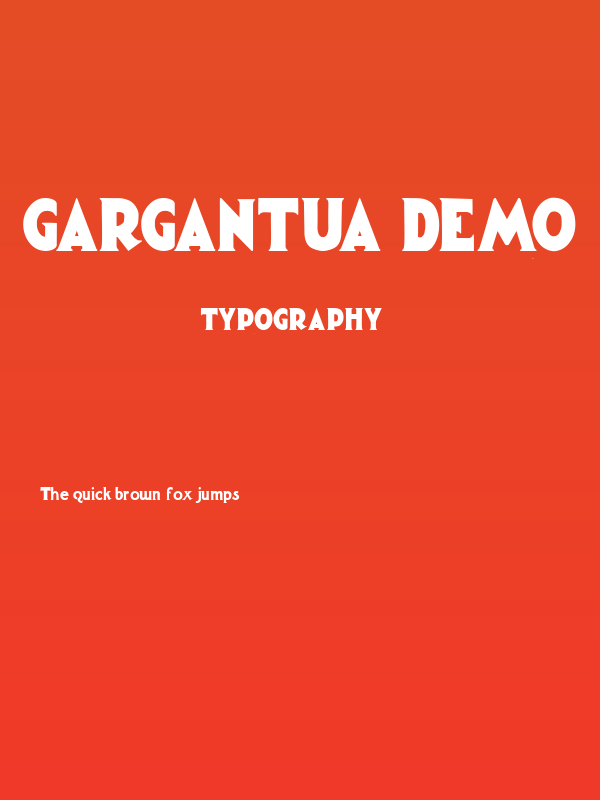 Gargantua Demo Poster