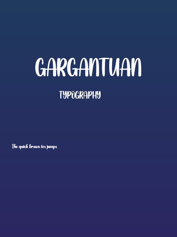 Gargantuan Poster