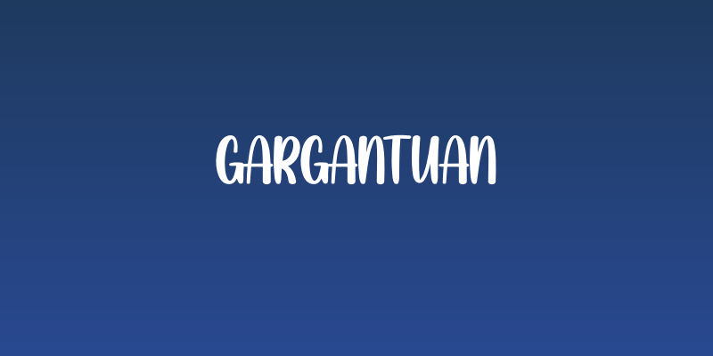 Gargantuan Social Header
