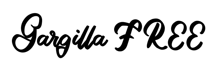 Gargilla FREE  font caratteri gratis