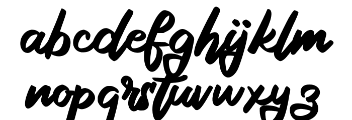 Gargilla FREE Font LOWERCASE