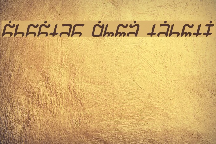 Gargish Bold Italic Font examples