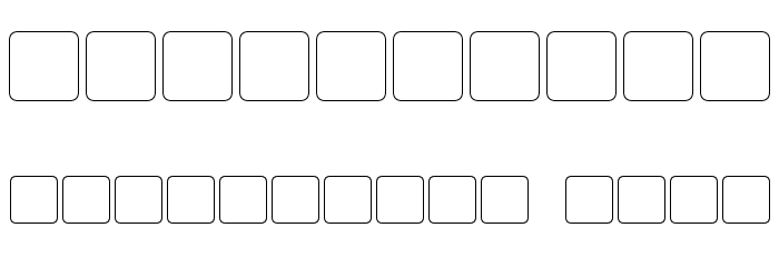 Gargish Bold Font OTHER CHARS