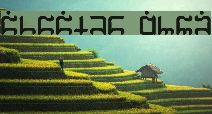 Gargish Bold Font examples