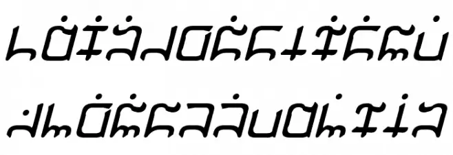 Gargish Italic Fonte MAIÚSCULAS