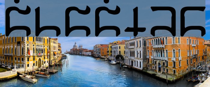 Gargish Font examples