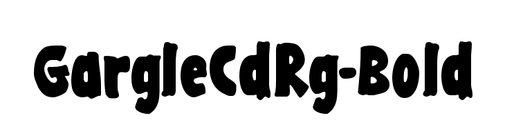 GargleCdRg-Bold  font caratteri gratis