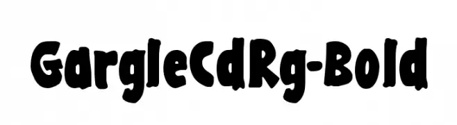 GargleCdRg-Bold  les polices de caractères gratuit tlcharger