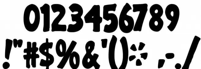 GargleCdRg-Bold Font OTHER CHARS