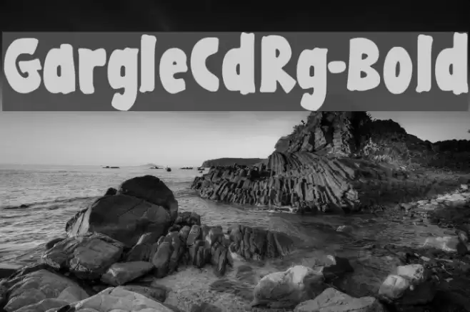 GargleCdRg-Bold Font examples