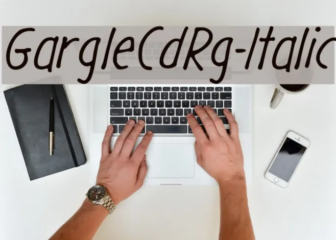 GargleCdRg-Italic Example 2