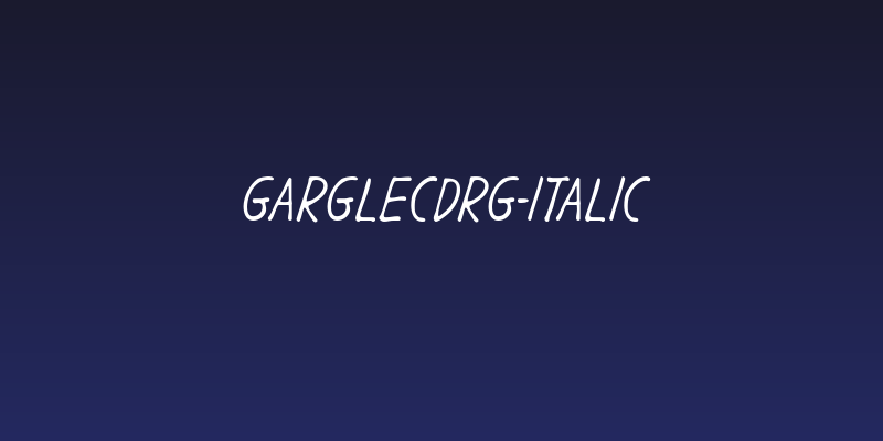 GargleCdRg-Italic Social Header